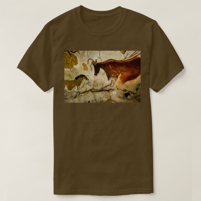 Camiseta Lascaux II es una réplica de la cueva de Lascaux (Diseño del anverso)