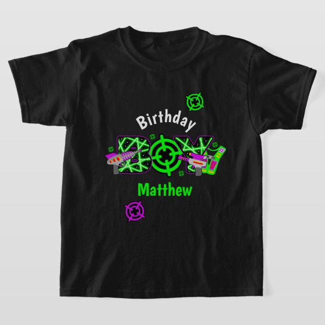 Camiseta láser de Birday Boy (Distribución)