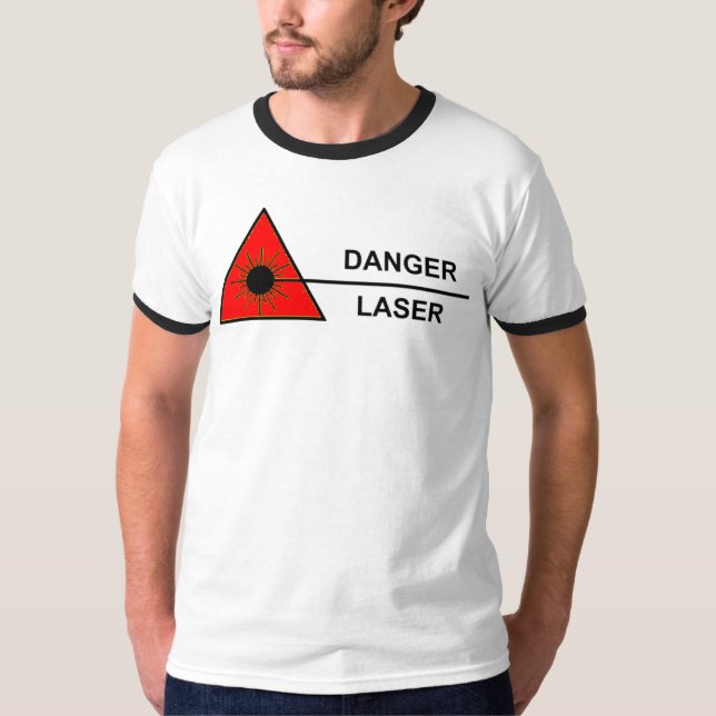 Camiseta Laser del peligro (Anverso)