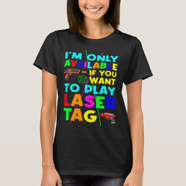 Camiseta Lasertag Shooting Game s & Laser Tag (Anverso)