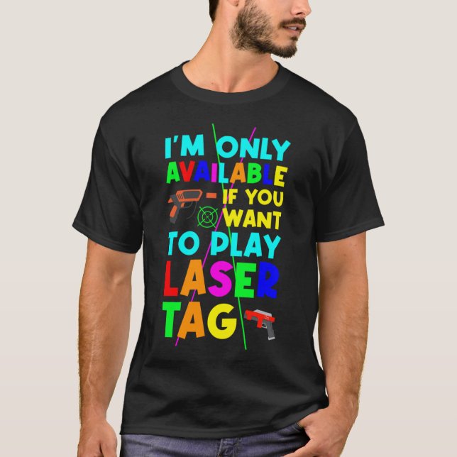 Camiseta Lasertag Shooting Game s & Laser Tag (Anverso)