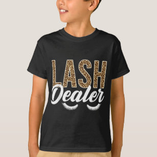 Camiseta Lash Dealer Lash Artista Lash Tech Leopard Eyelash