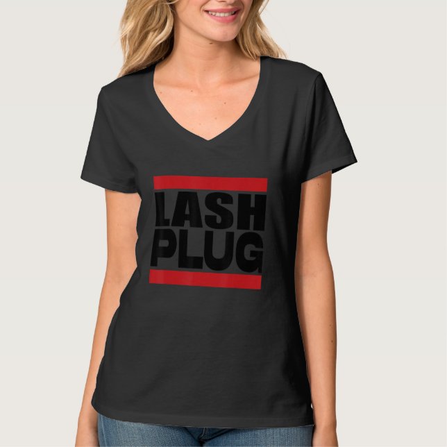 Camiseta Lash Plug Lash Tech Lash Artist Eyelash (Anverso)