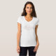 Camiseta Lash Salon blanco/Rosa oro personalizado (Anverso completo)