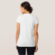 Camiseta Lash Salon blanco/Rosa oro personalizado (Reverso completo)