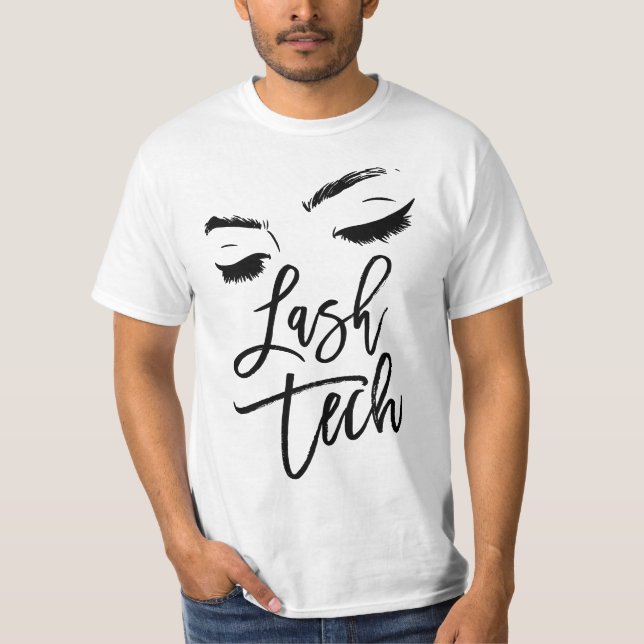 Camiseta Lash Technician Gift - Cosmetologist Lash Tech wom (Anverso)