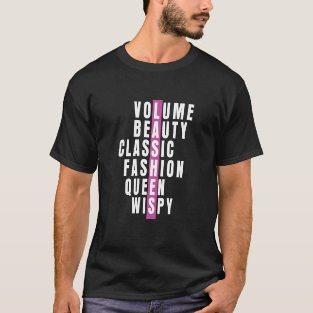 Camiseta Lash Volume Classic Lash Tech Eyelash Artis (Anverso)
