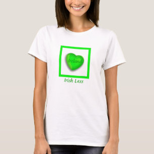 Camiseta Lass irlandés del Día de San Patricio