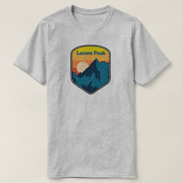 Camiseta Lassen Peak California Sunrise (Diseño del anverso)
