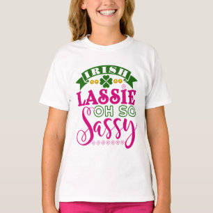 Camiseta Lassie irlandesa Oh So Sassy St Patrick's Day