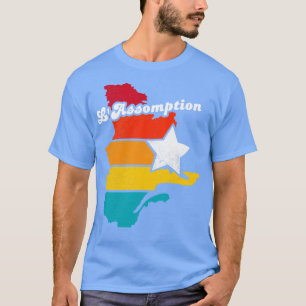Camiseta LaSsomption Quebec Canadá Vintage Alma con problem