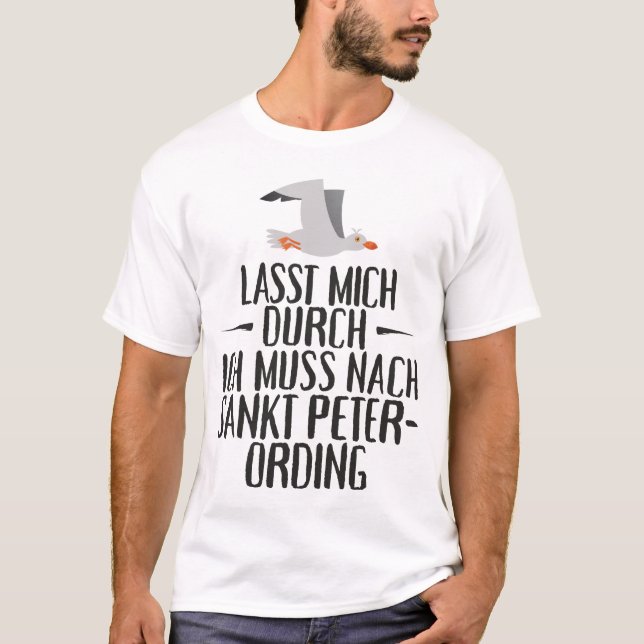 Camiseta Lasst mich durch ich debe acercarse a Sankt Peter  (Anverso)