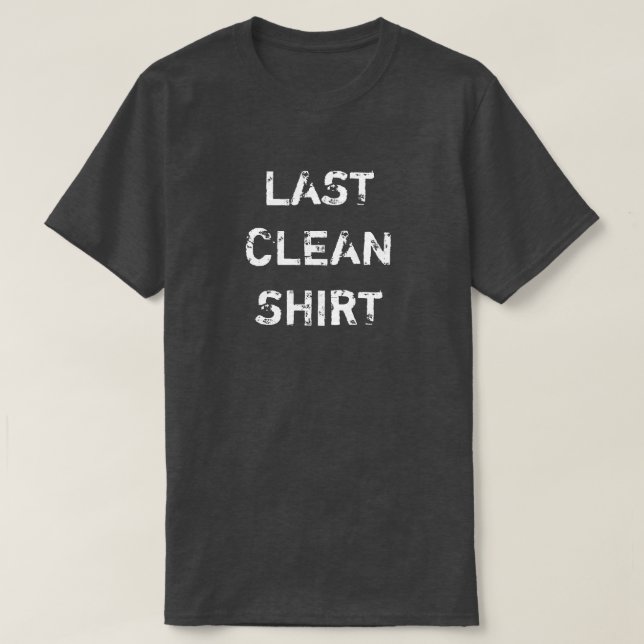 CAMISETA LAST CLEAN SHIRT (Diseño del anverso)