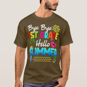 Camiseta Last Day Of School Bye Bye 1st Grade Teacher Summe