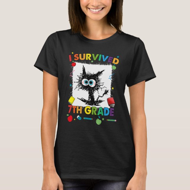 Camiseta Last Day Of Seventh 7th Grade I Survived 7th Grade (Anverso)