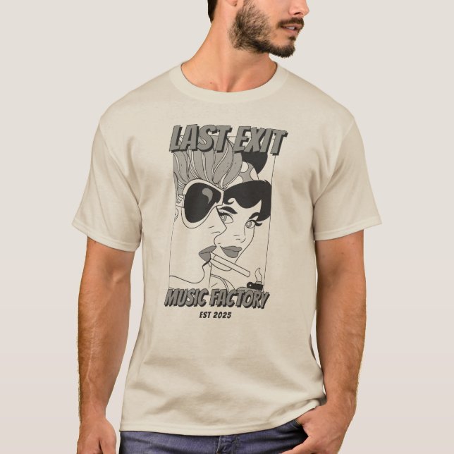 Camiseta Last Exit Music Factory- Retro Girls-T-Shirt (Anverso)