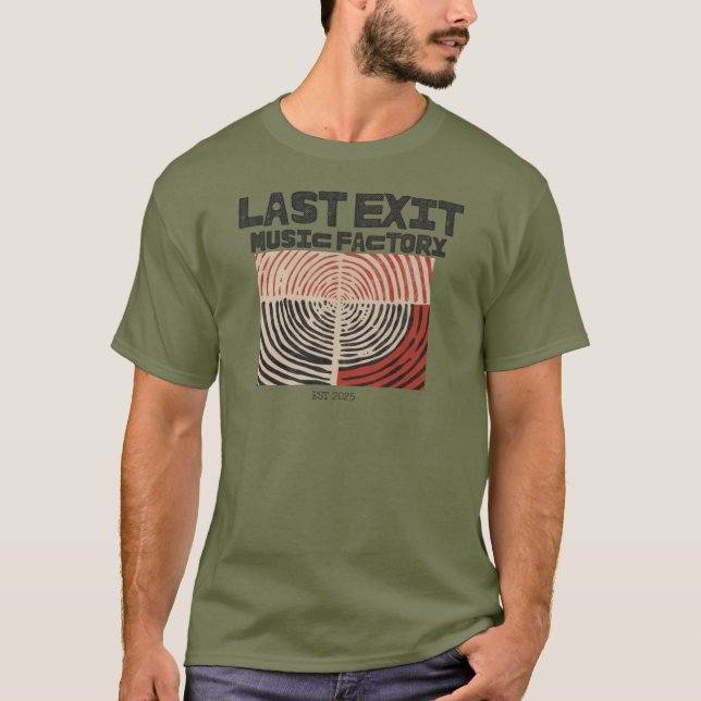 Camiseta Last Exit Music Factory- Target (Anverso)