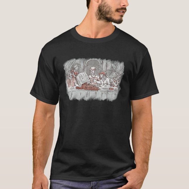 Camiseta Last Supper Crab Boil Crawfish  Jesus Christian Go (Anverso)