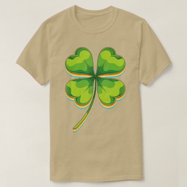 Camiseta Lástima de los irlandeses de cuatro hojas de antes (Diseño del anverso)