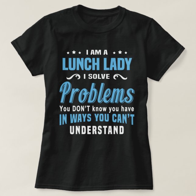 Camiseta Lástima del almuerzo (Diseño del anverso)