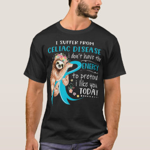 Camiseta Lástima que sufro de enfermedad celíaca que no ten