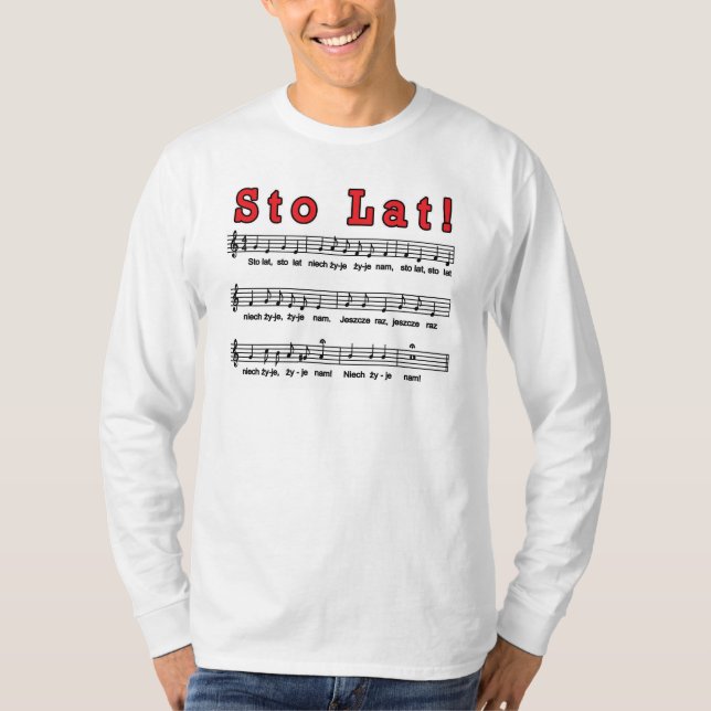 Camiseta ¡Lat de Sto! Canción (Anverso)