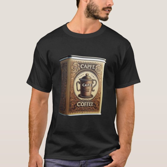 Camiseta Lata de café antiguo de Capfe Coffee Co. (Anverso)