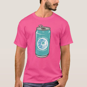 Camiseta Lata de cerveza soda de la playa estatal de San On
