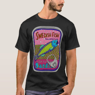 Camiseta Lata de Sardinas Pescado Sueco
