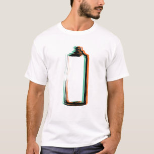 Camiseta Latas de spray abstractas