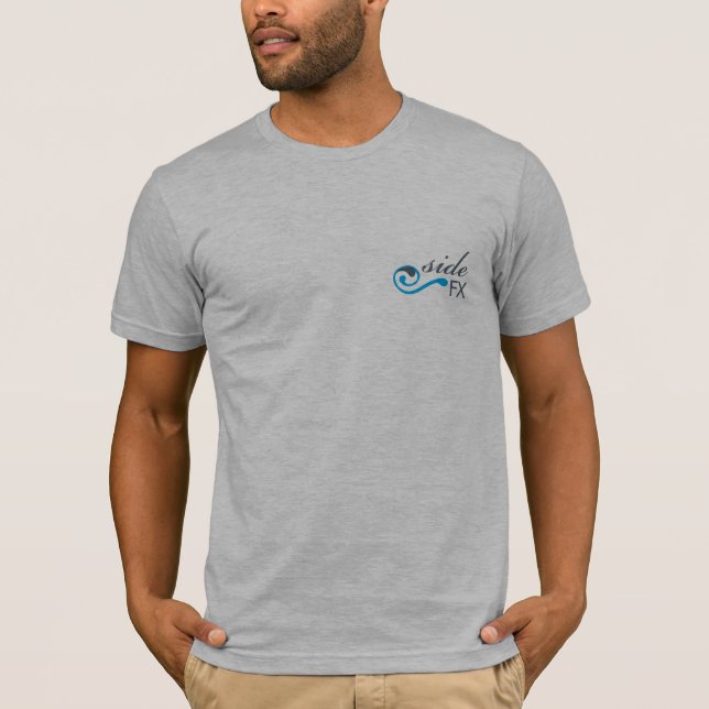 Camiseta lateral ajustada de FX de los hombres (Anverso)