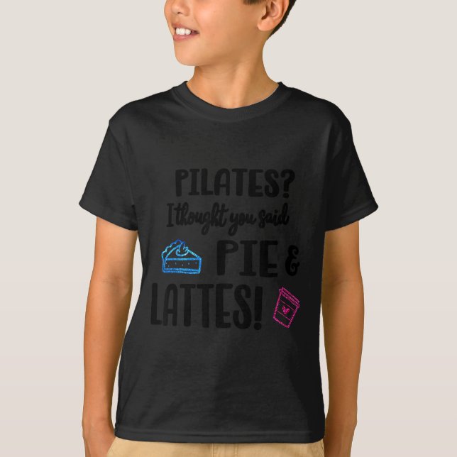 Camiseta Lates I Thought You Said E And Lattes Funny Fitnes (Anverso)