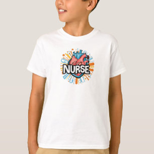 Camiseta latido cardíaco de una enfermera