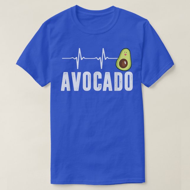 Camiseta Latido De Aguacate, Vegan Para Hombres Mujeres, Gu (Diseño del anverso)