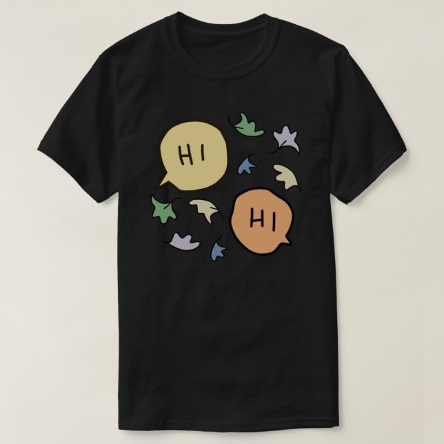 Camiseta latido de corazón con hojas Pullover Hoodie.png (Diseño del anverso)