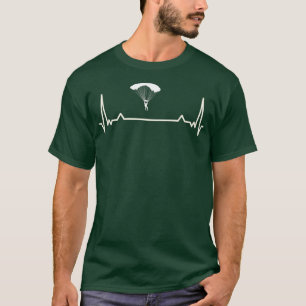Camiseta Latido de corazón de salto base para los saltadore