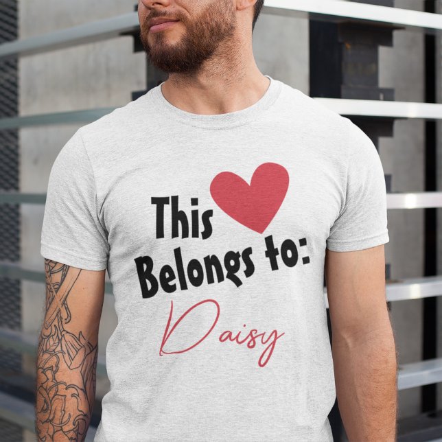 Camiseta Latido de corazón personalizado: un regalo especia (Subido por el creador)