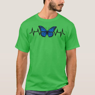 Camiseta Latido de mariposa azul