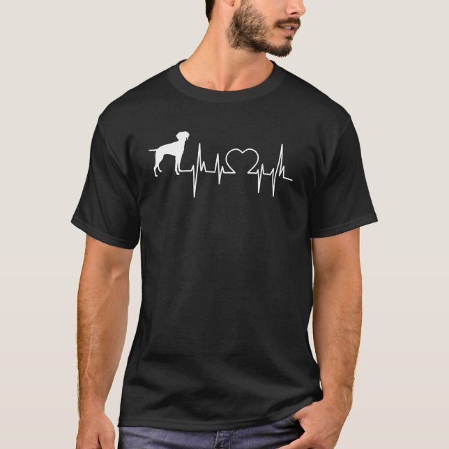 Camiseta Latido de Perro Vizsla Húngaro (Anverso)