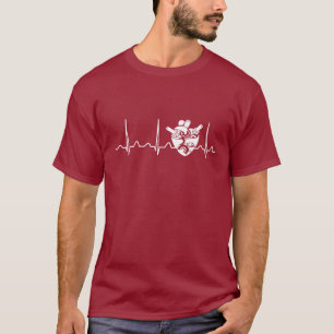Camiseta Latido del corazón biomédico del ingeniero