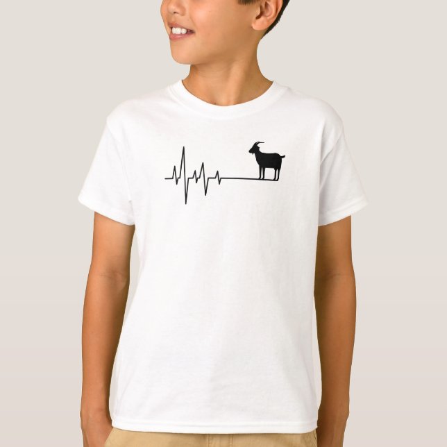 Camiseta Latido del corazón de la cabra (Anverso)