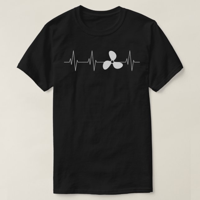 Camiseta latido del corazón de la hélice (Diseño del anverso)