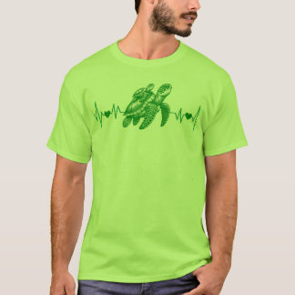 Camiseta latido del corazón de las tortugas marinas, merch