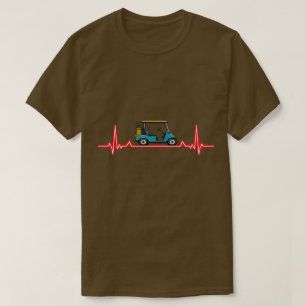 Camiseta Latido del corazón del carrito de golf