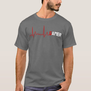 Camiseta Latido del corazón del jugador ECK Pulso Gaming Ge