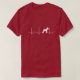 Camiseta Latido del corazón del Schnauzer (Diseño del anverso)