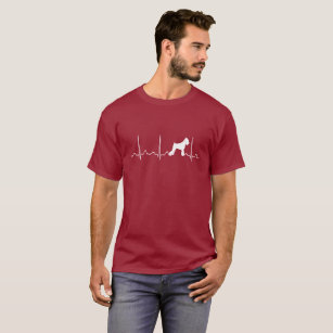 Camiseta Latido del corazón del Schnauzer