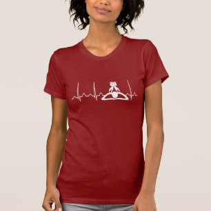 Camiseta Latido del corazón del terapeuta del masaje