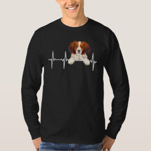 Camiseta Latido Del Corazón Para Nederlandse Kooikerhondje