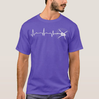 Camiseta latido del piloto del helicóptero